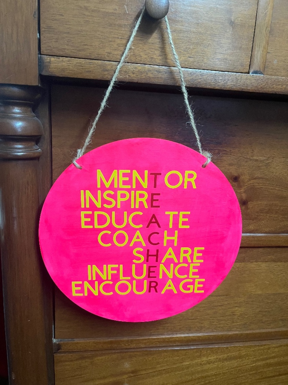 Teacher Appreciation Wooden Sign